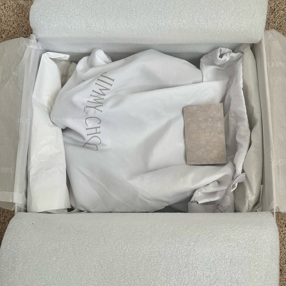 Jimmy CHOO Saeda 100 crystal-embellished suede pumps in Ballet pink/crystal - Picture 13 of 14